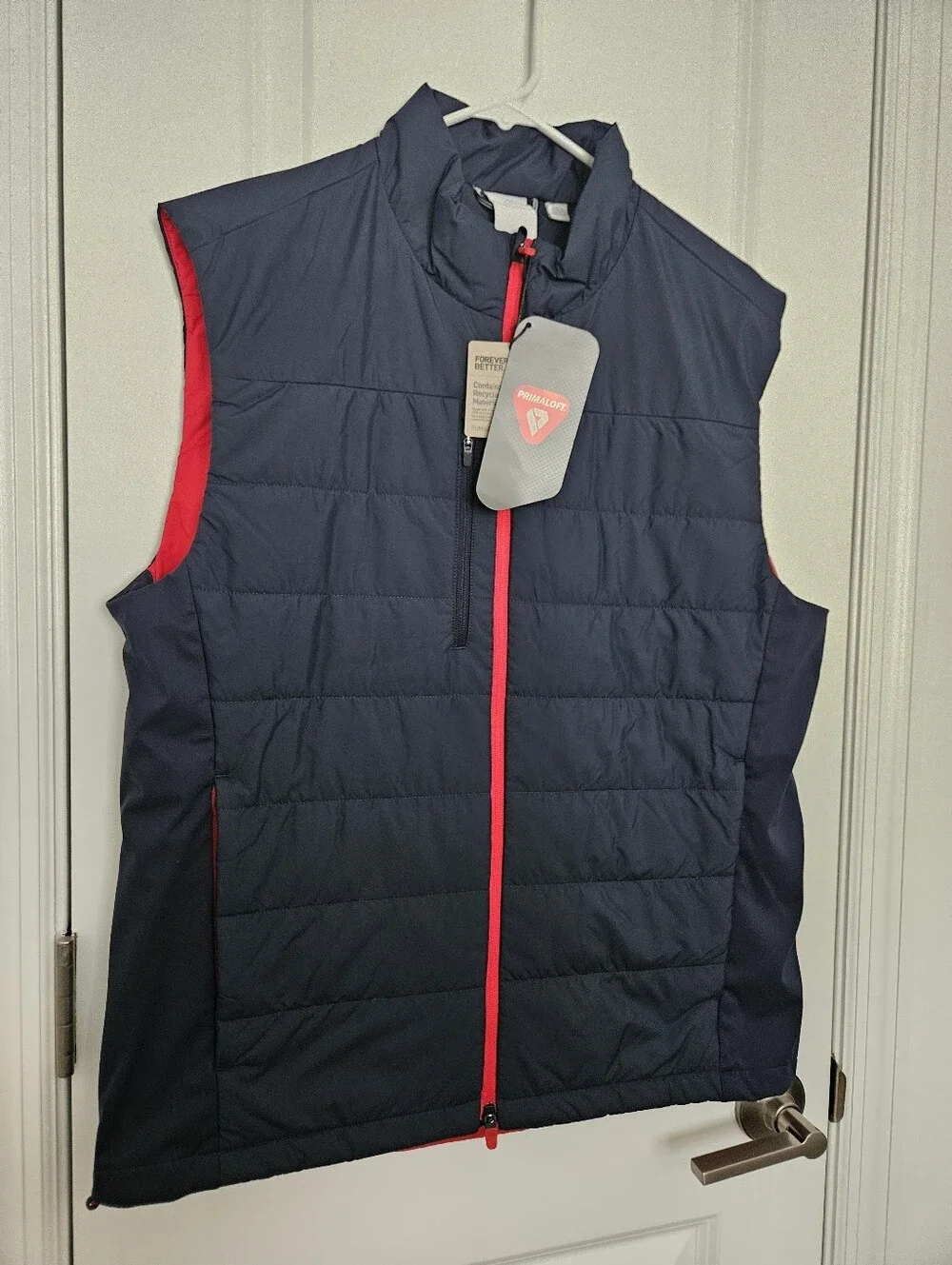 NWT Puma Volition Frost Golf Vest Fairbanks Primaloft Navy Blue Men's Medium